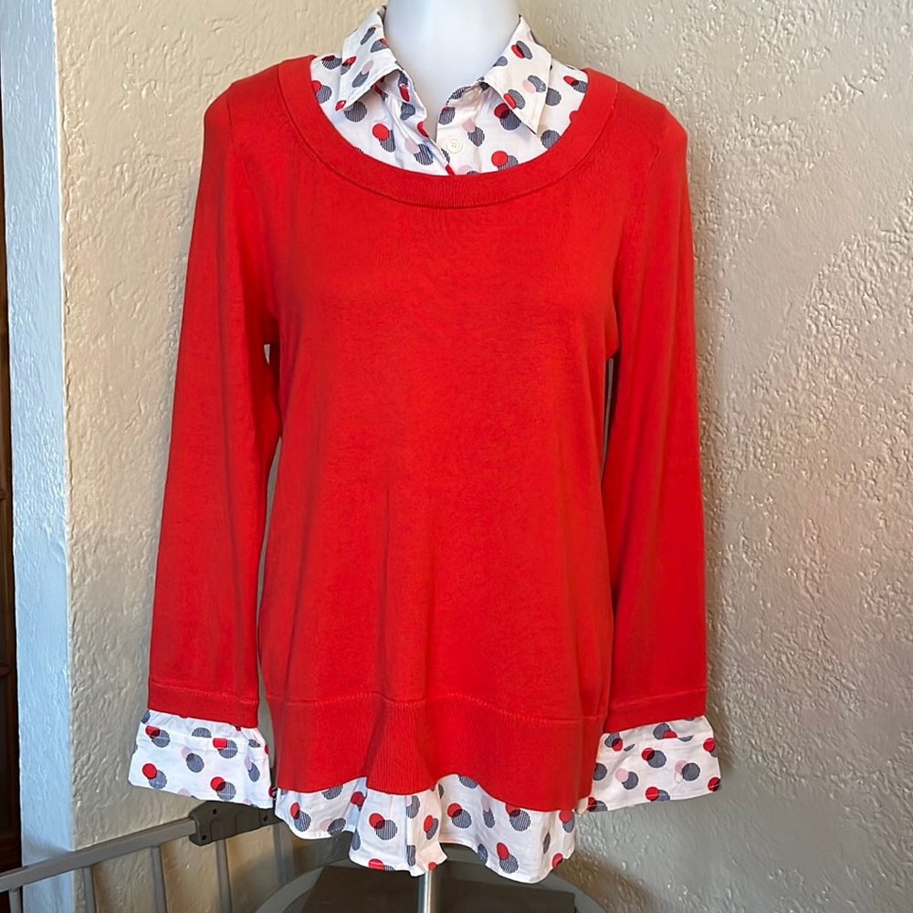 Kate Spade New York Live Colorfully top cotton/cashmere